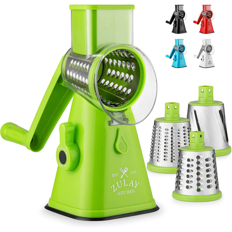 Zulay Kitchen Rotary Cheese Grater