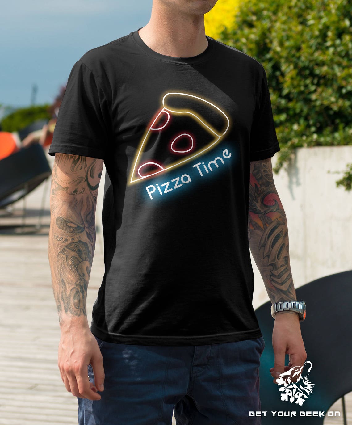 Pizza Time - Mens T-Shirt