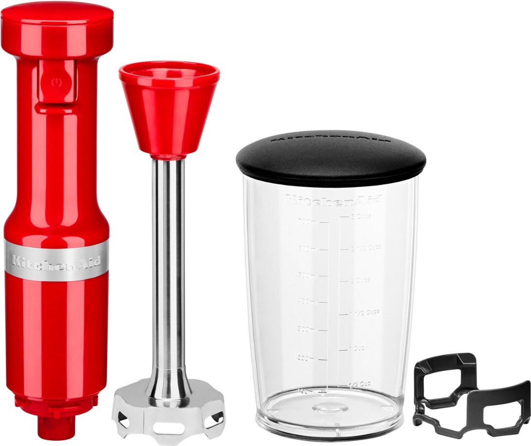 KitchenAid - Variable Speed Corded Hand Blender - KHBV53 - Empire Red