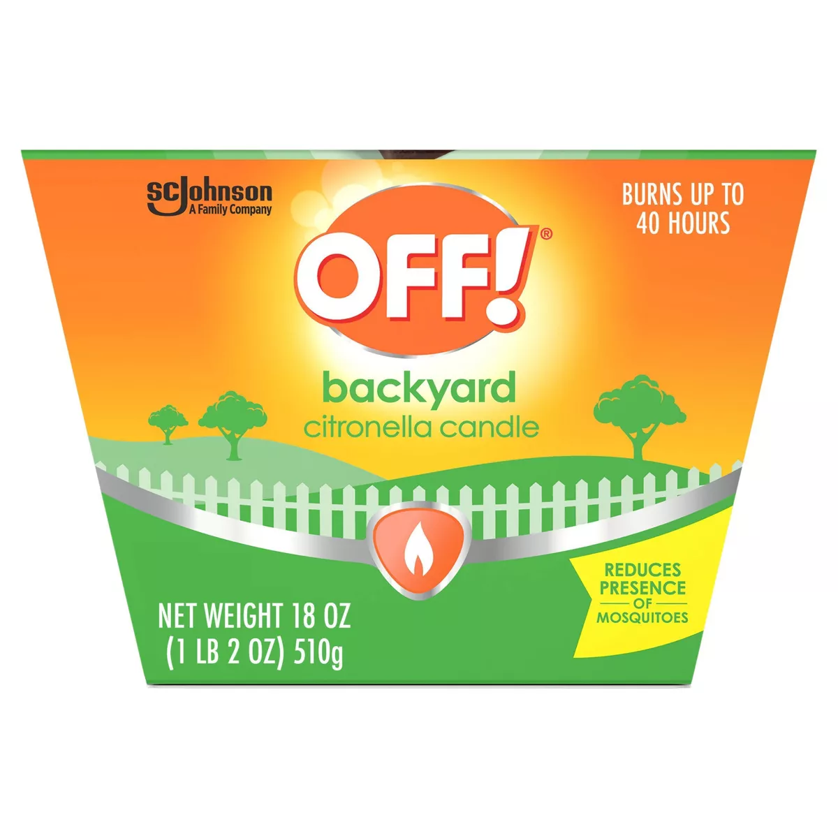 OFF! 18oz Citronella Bucket Candle: Repels Mosquitoes