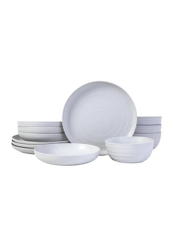 Stoneware 12 Piece Dinnerware Set