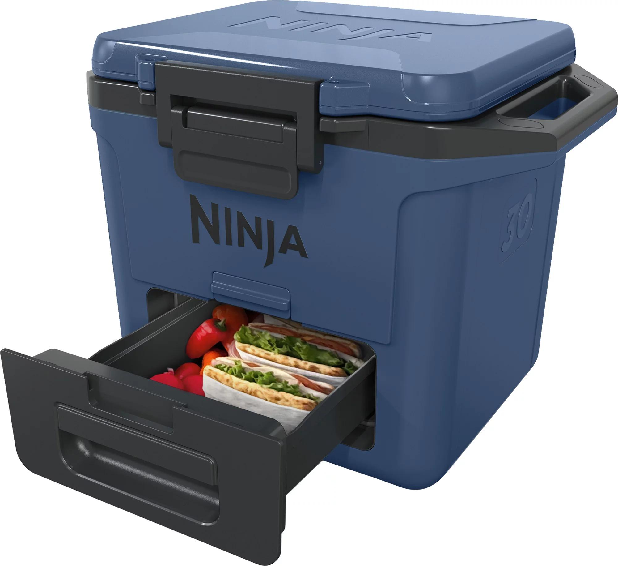 Ninja FrostVault 30 Qt. Hard Cooler with Bonus Cutting Board Divider Insert, Ice