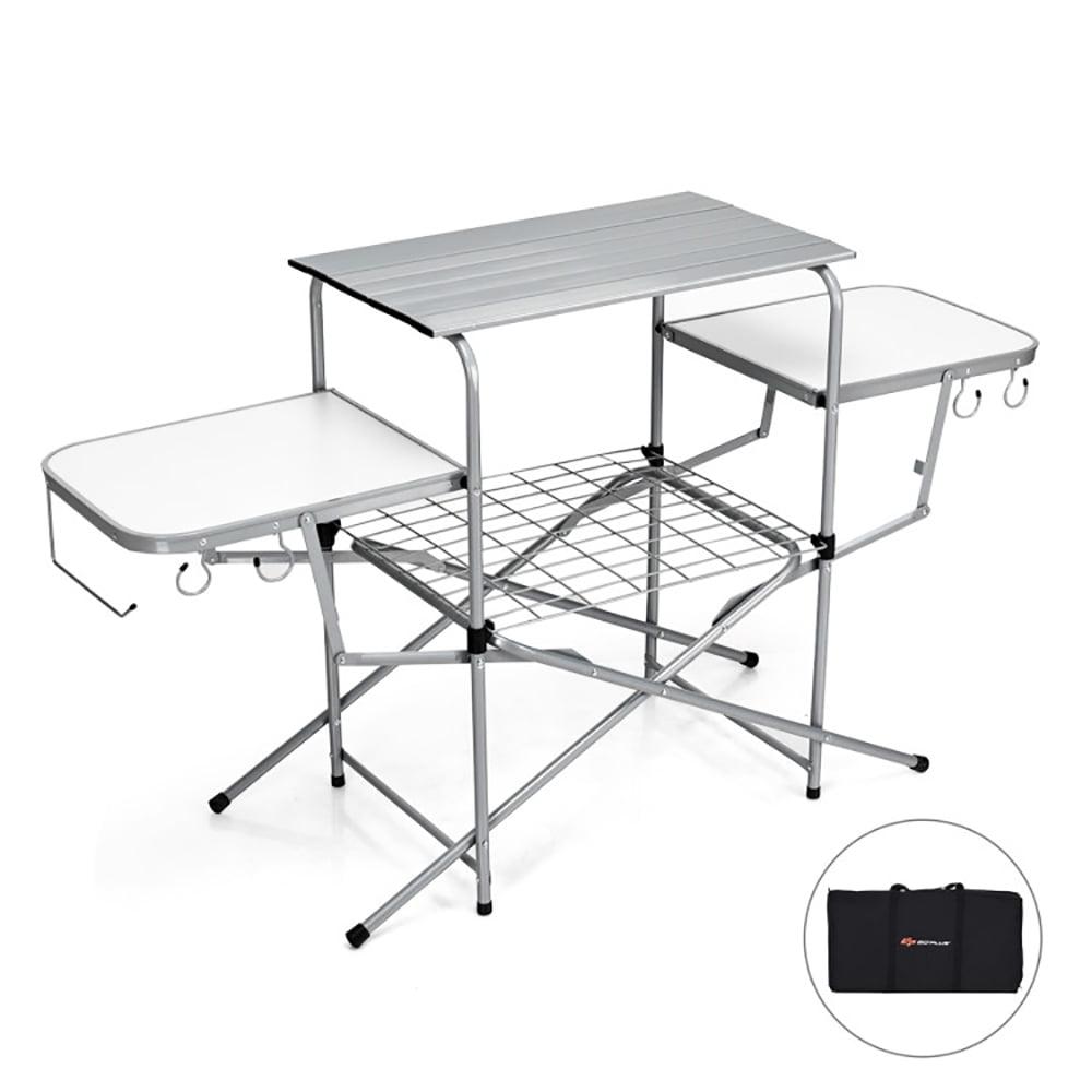 Foldable Outdoor BBAimee Lii Foldable Outdoor BBQ Table Grilling Stand, Outdoor Picnic Camping EquipmentQ Table Grilling Stand