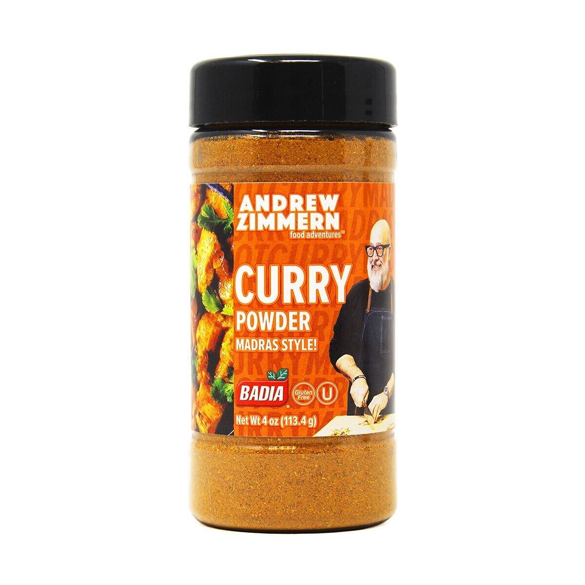 Andrew Zimmern Madras Hot Curry, Badia Seasoning, 4 oz