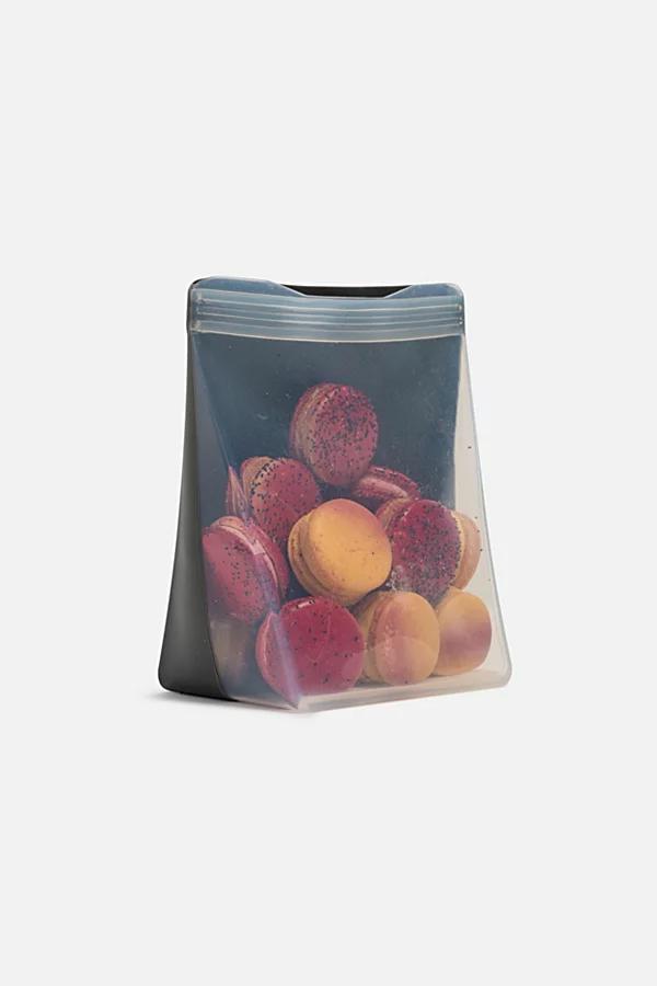 W & P Porter 36 oz Silicone Reusable Stand Up Bag in Charcoal at Urban Outfitters