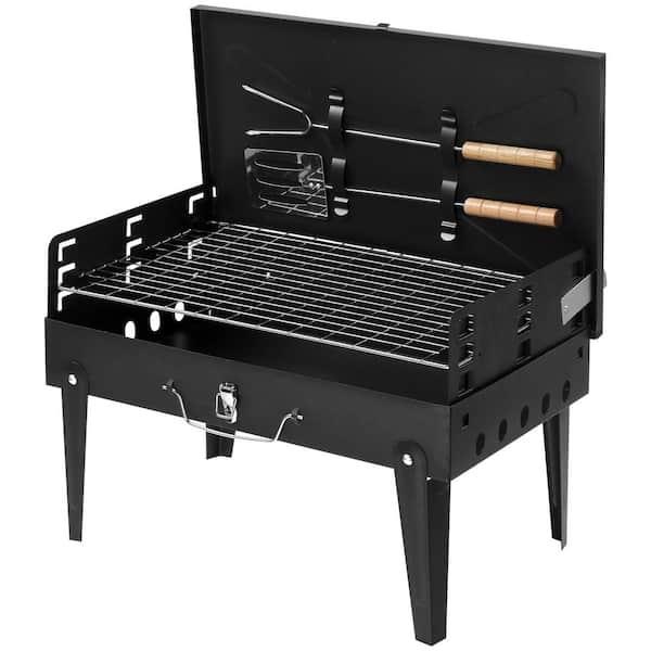 Karl home Portable Charcoal Grill in Black