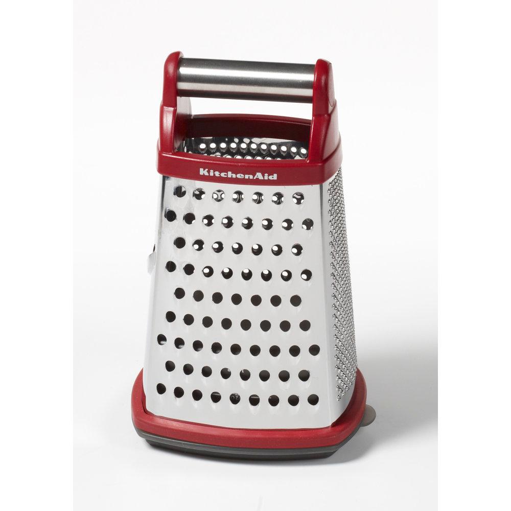 KitchenAid® Gourmet 4-Sided Stainless Steel Box Grater with Detachable Storage Container