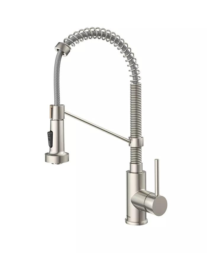 Bolden Single Handle 18-Inch Commercial Kitchen Faucet with Dual Function Pull-Down Sprayhead