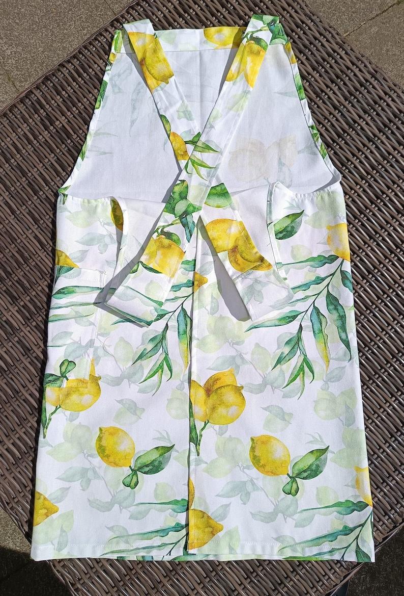 Kitchen Apron Lemon Motive