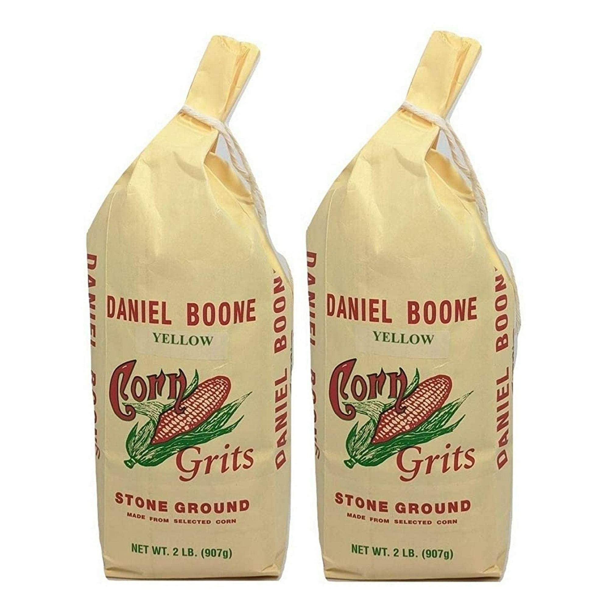 Daniel Boone Fresh Coarse Stound Ground Yellow Corn Grits 2-2 lb. Bags