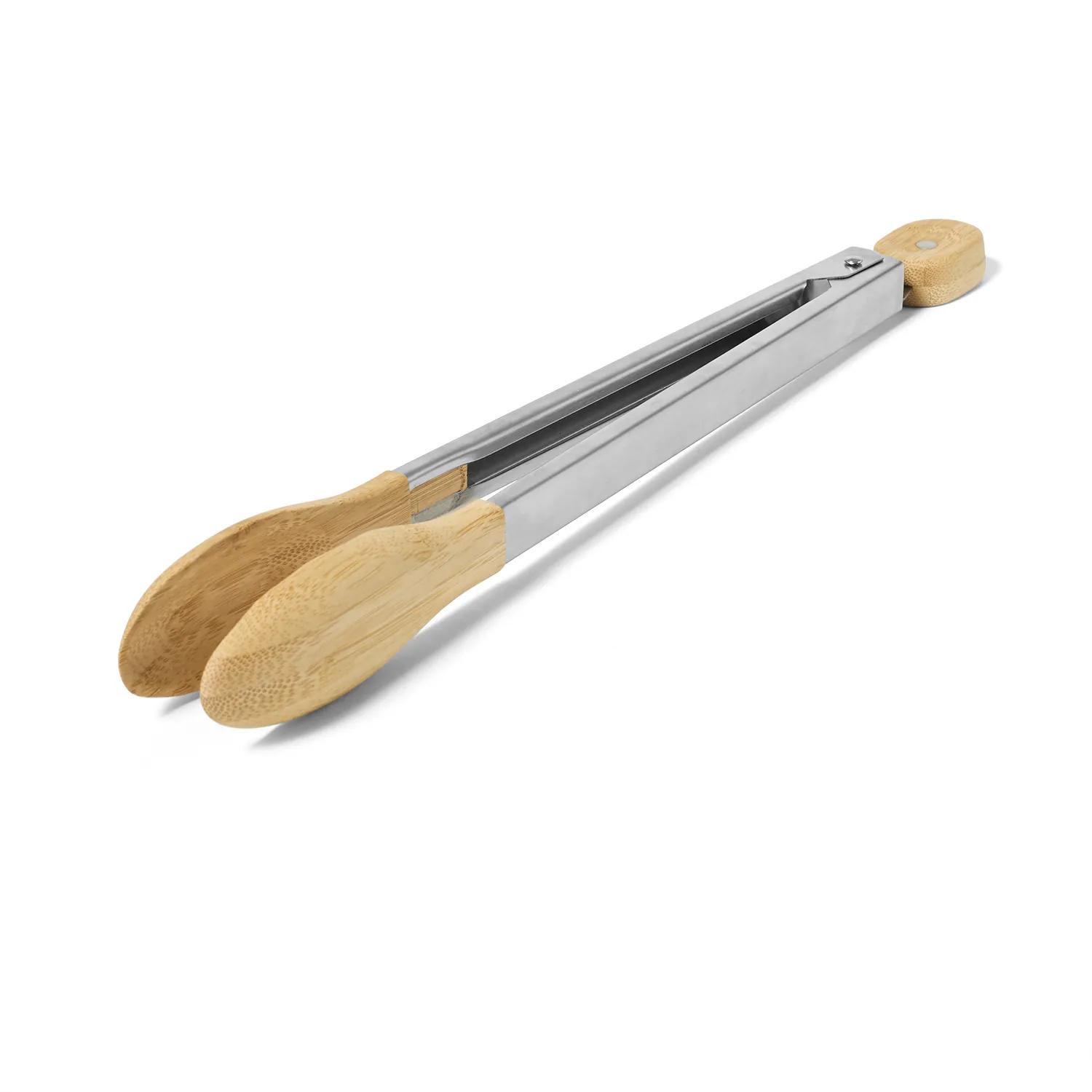Sur La Table Bamboo-Tipped Tongs, 12"