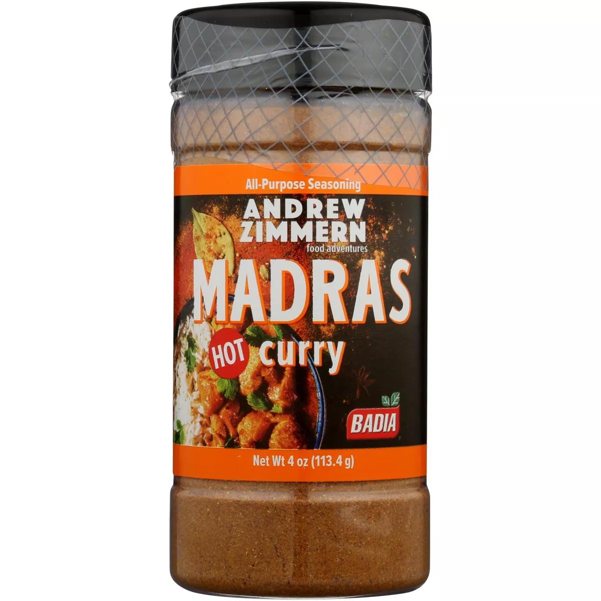Andrew Zimmern Curry Powder Madras Style - Pack of 6 - 4 oz