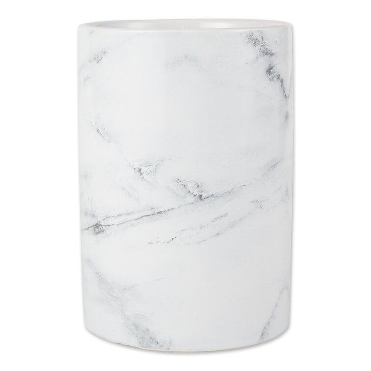 White Ceramic / Porcelain Round Utensil Crock