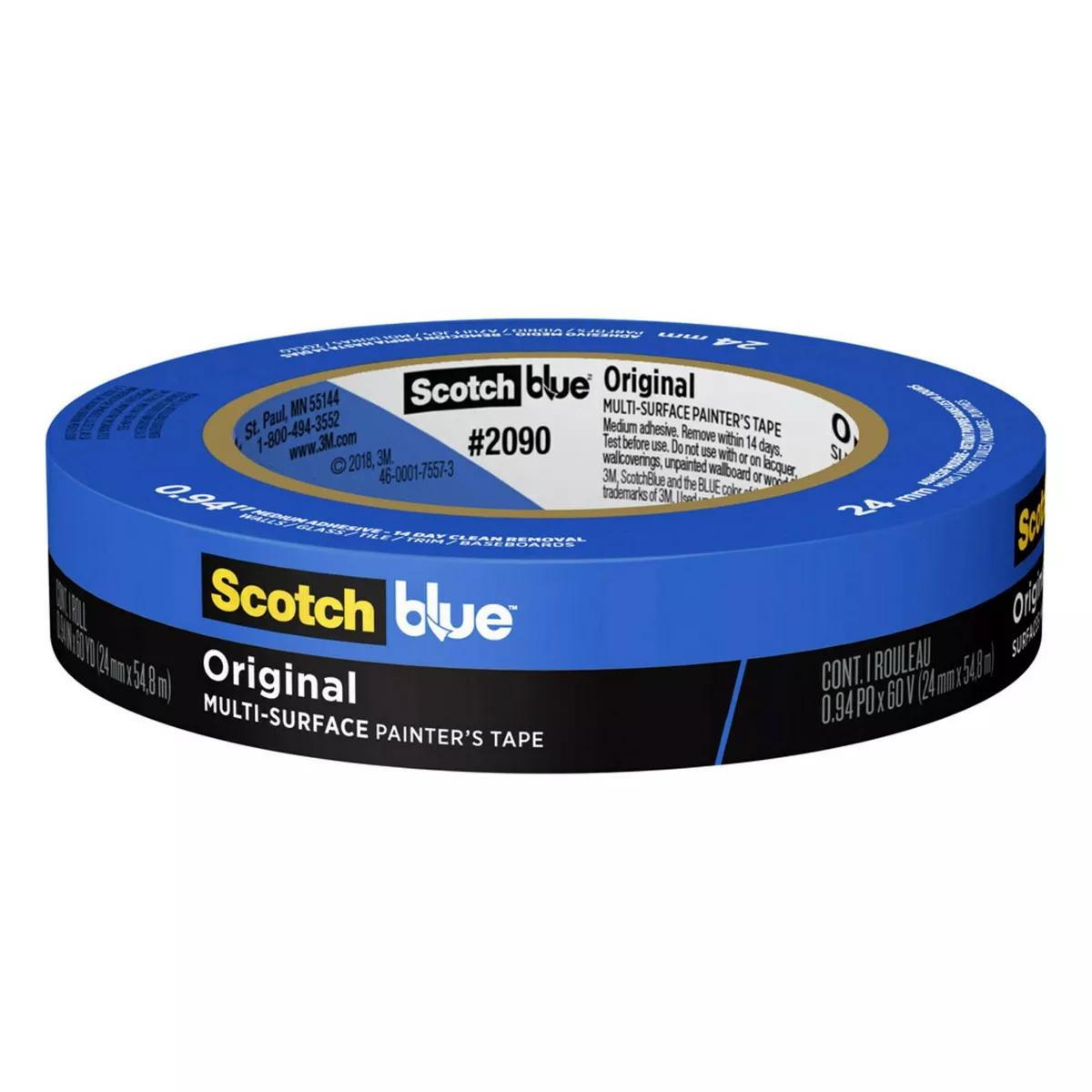 ScotchBlue Blue Medium Strength Original Painter's Tape 0.94 in. W X 60 yd L 1 pk