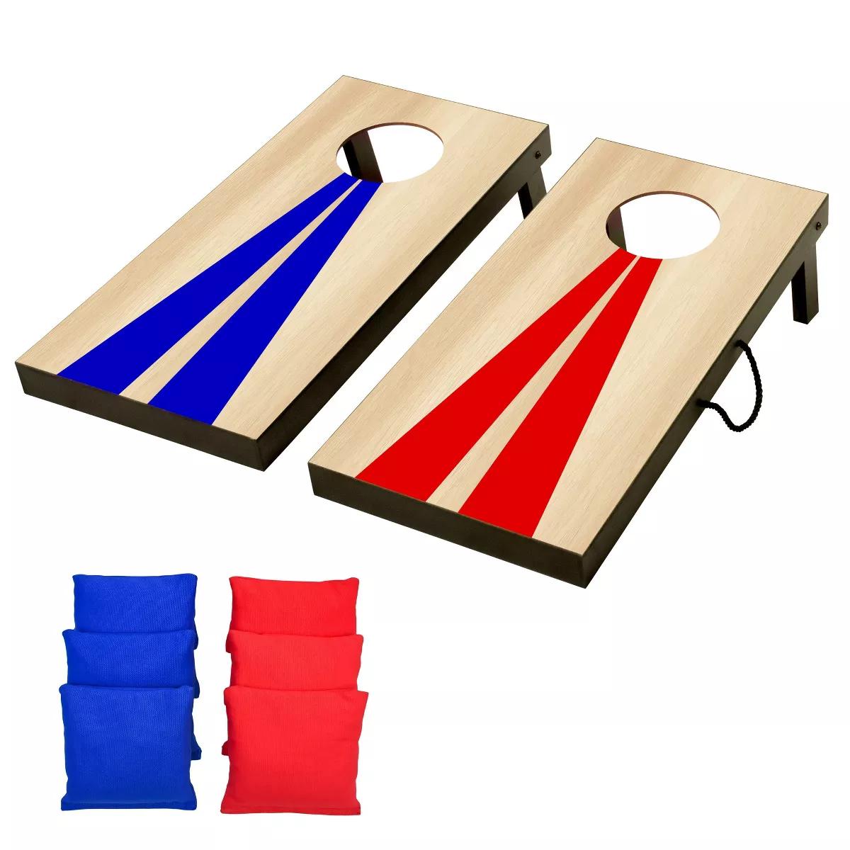 GoSports Portable Junior Cornhole Game Set with 6 Bean Bags