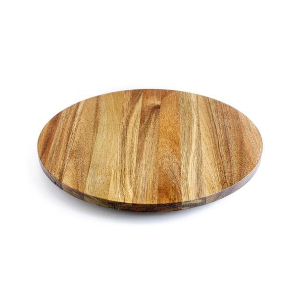 15 in. Dia Acacia Wood Lazy Susan