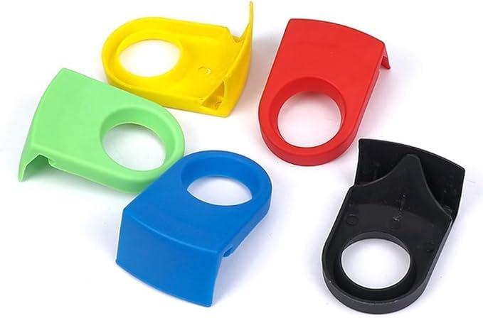 5Pcs Random Colors Beer Snap Plastic Drinking Clips Bottle Buckle Application: Bar Mini Beer Bottle Holder Clips Wine Cocktail Goblet Glass Cup Edge Snap for Home and Kitchen Birthday Wedding Party