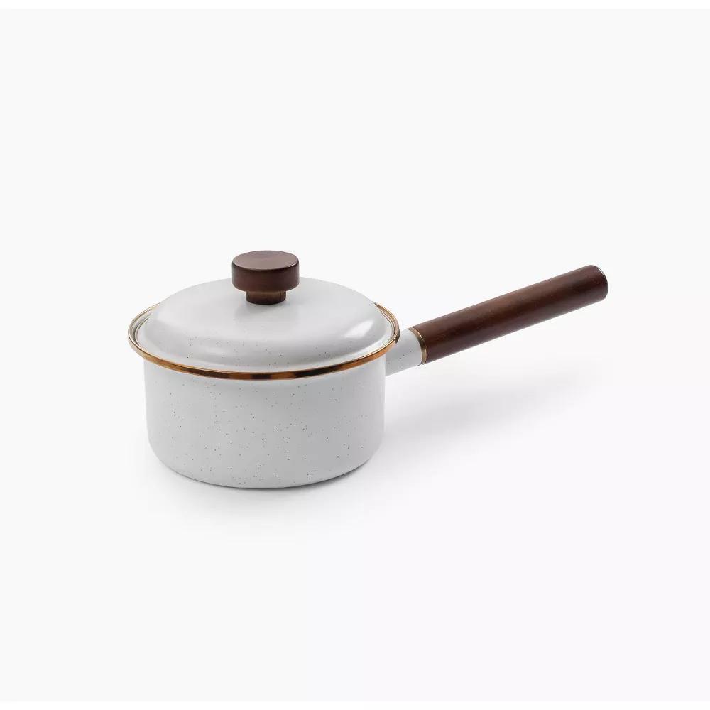 Barebones Enamel Saucepan