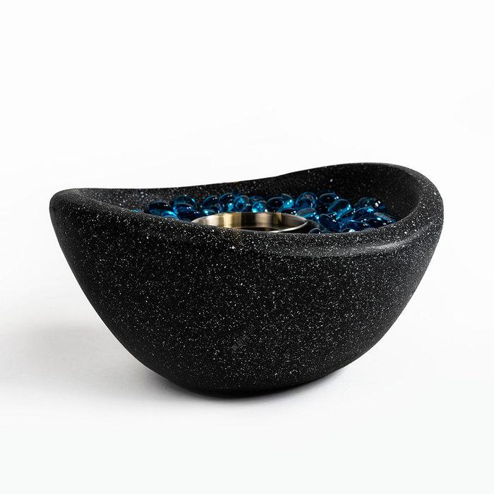 Kouichi 5.99'' H Outdoor Table Top Fire Pit, Mini Fire Pit Smokeless Fire Bowl