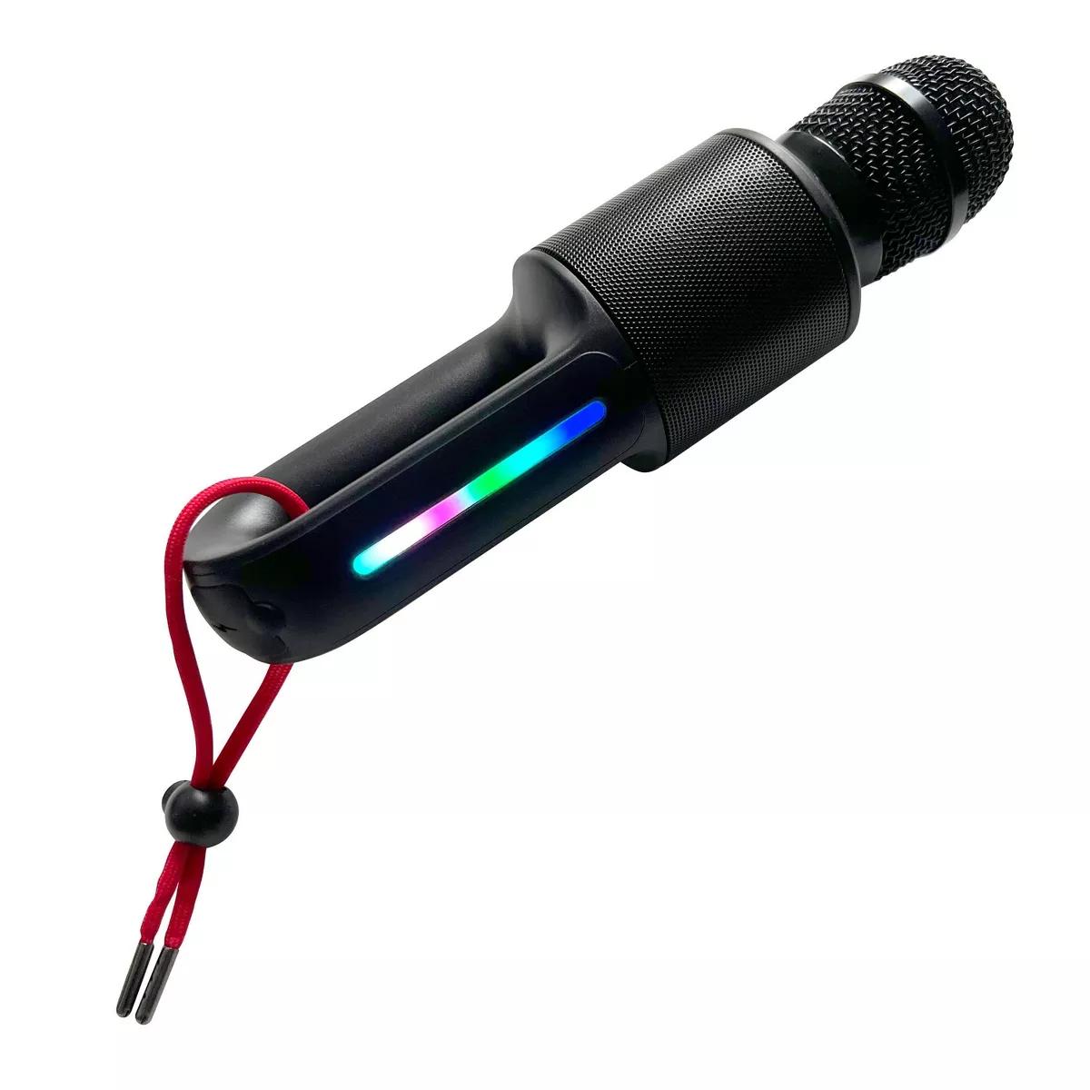 Singing Machine Move Microphone with Lighting Effects and Bluetooth