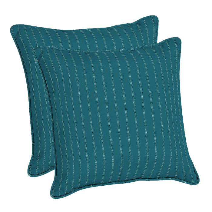 Striped Indoor/Outdoor Throw Pillow