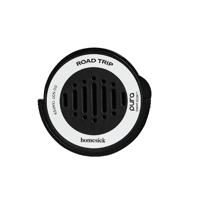 Pura Homesick Road Trip Car Diffuser in White.