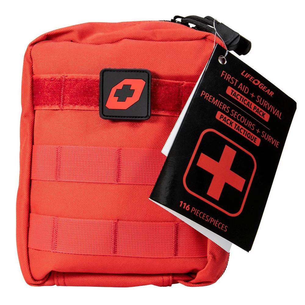 Life Gear 117pc First Aid Survival Kit Soft Dry Bag