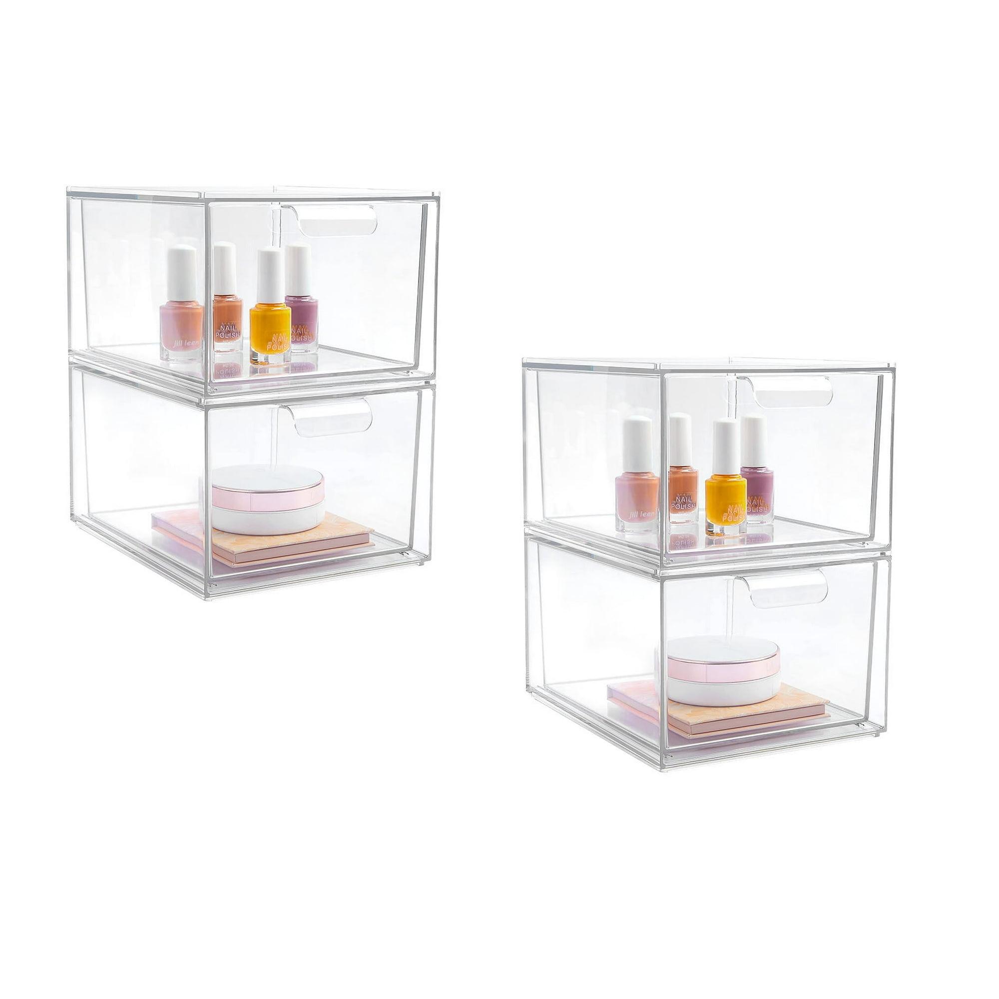 Vtopmart USSVM03023 Stackable Makeup Storage Drawers, 4 Pack