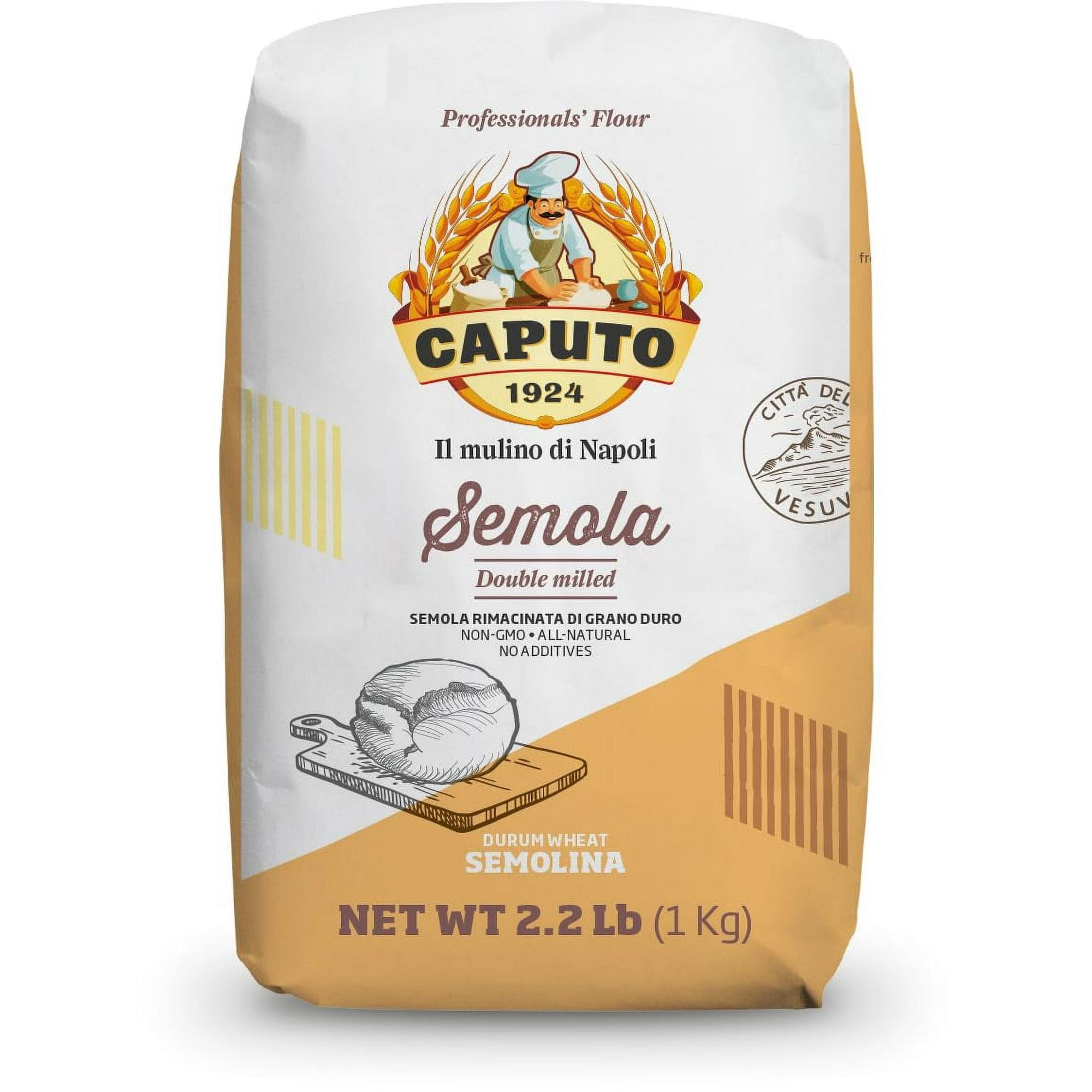 Caputo Antimo Di Grano NG01 Duro Rimacinata Semolina Flour - All Natural Dough for Fresh Pasta, 2.2 lb