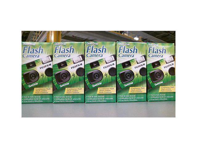 Fujifilm QuickSnap 400 Speed Single Use Camera with Flash (5-Pack)