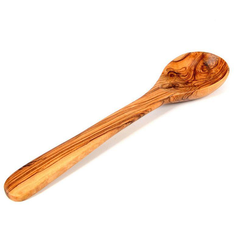 Olive Wood Long Serving Spoon