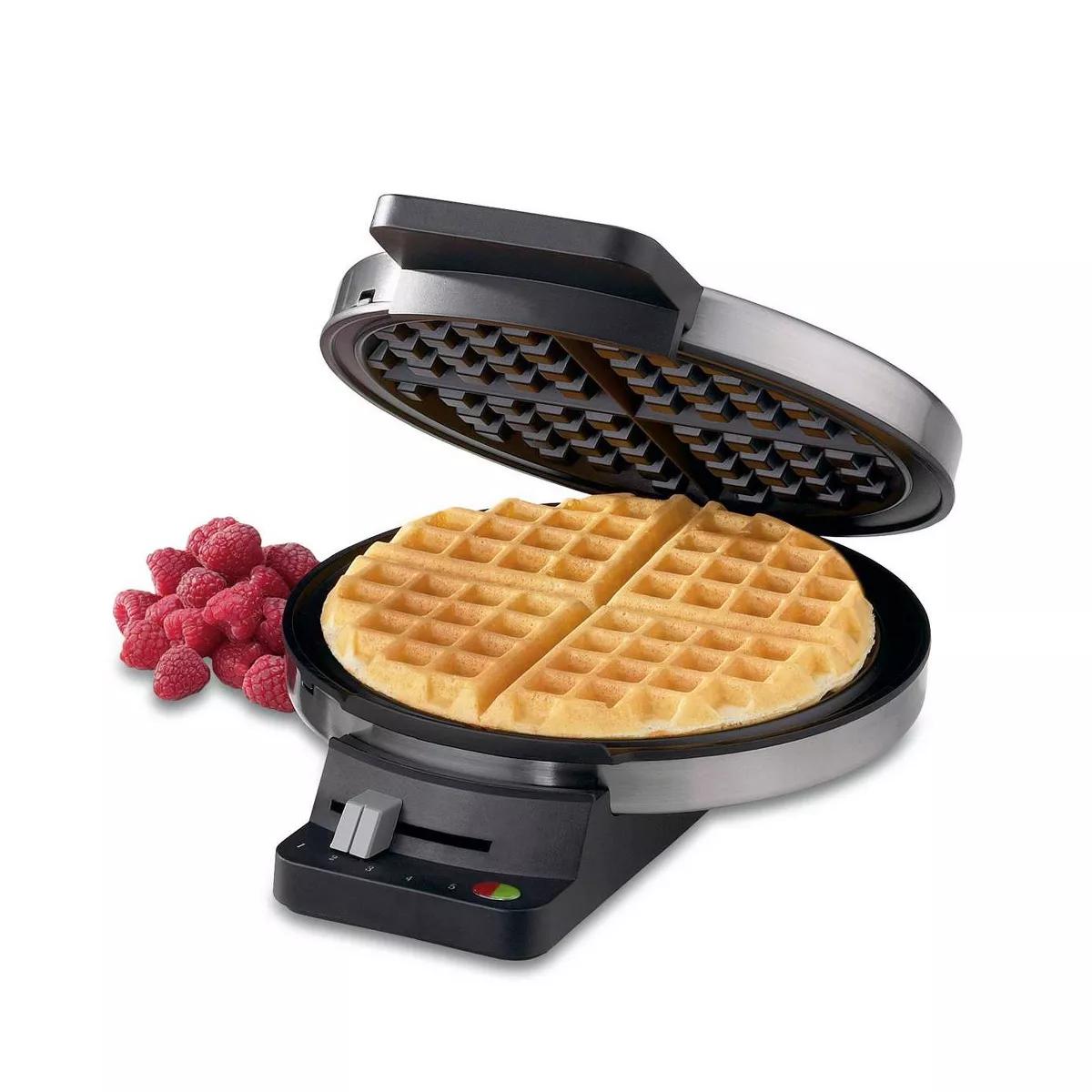 Cuisinart Classic Waffle Maker - Stainless Steel - WMR-CAP2: Nonstick, Temperature Control, 1000W, 4 Cavities