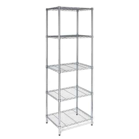 Honey-Can-Do 72 in. H X 24 in. W X 18 in. D Steel Multi Rack Shelving Unit
