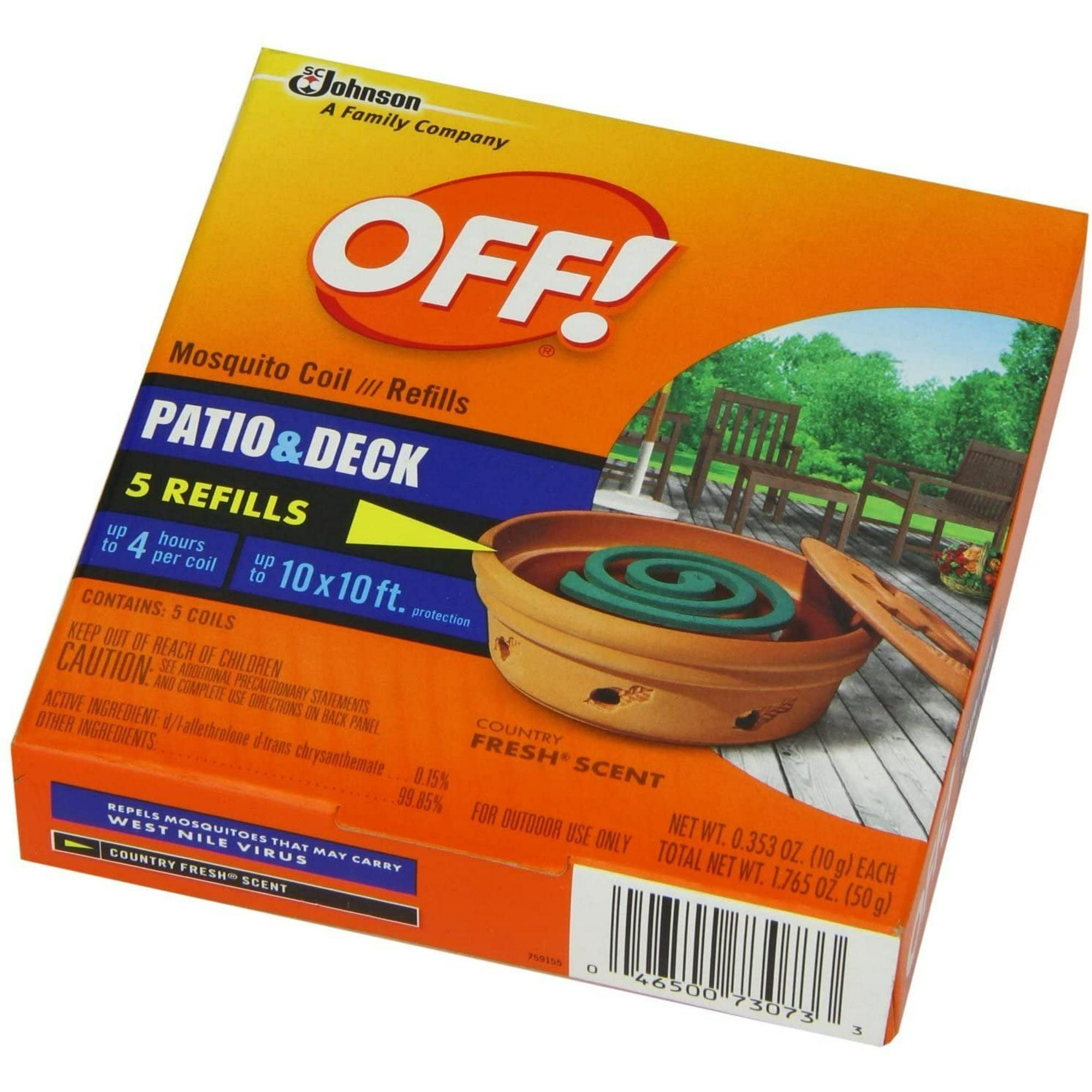 Off! House/Yard Mosquito Coil Refill 5 Count