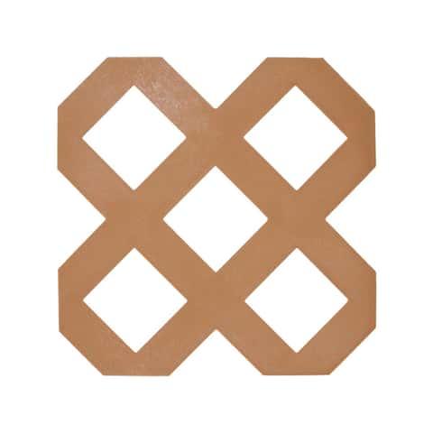 Grid Axcents 4 ft. W X 8 ft. L Saguaro Plastic Lattice Panel