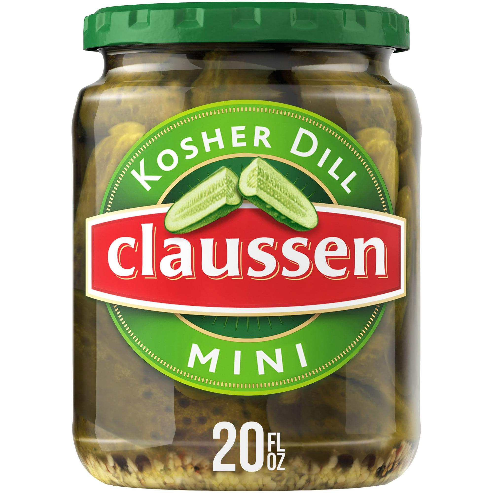 Claussen Kosher Dill Mini Pickles, 20 fl. oz. Jar