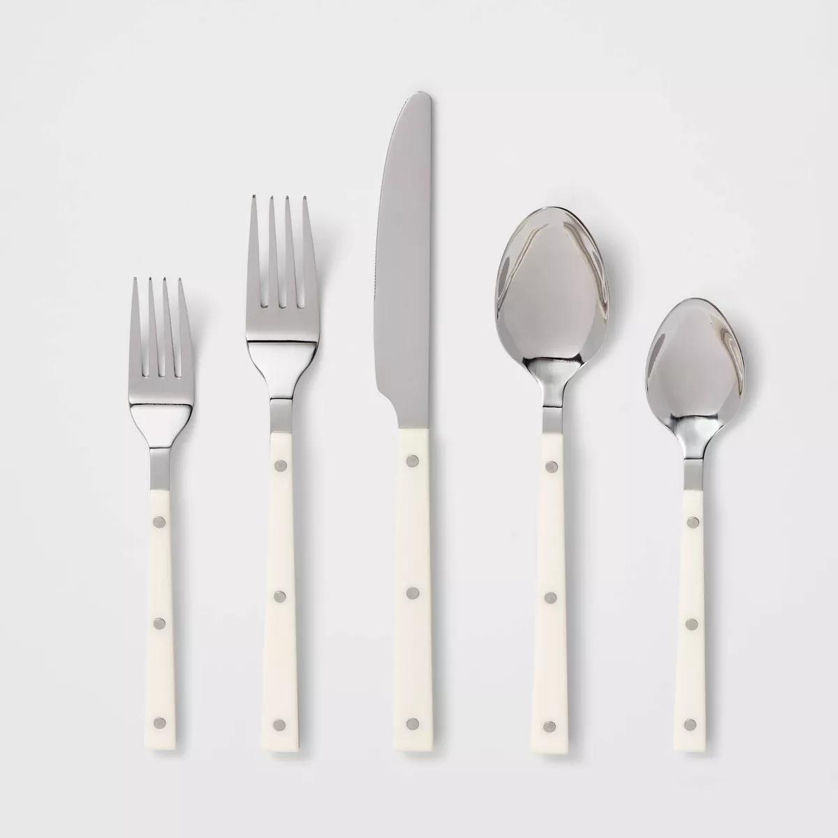20pc Stainless Steel Burlington Silverware Set