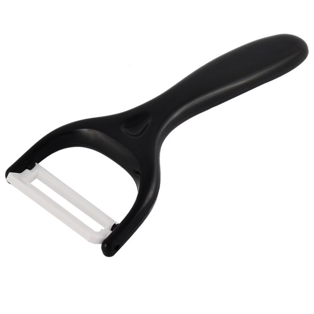 Unique Bargains Household Kitchen Vegetable Fruit Peeler Black 1 Pc