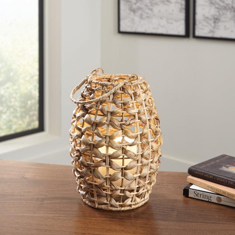 Rattan Tabletop Lantern