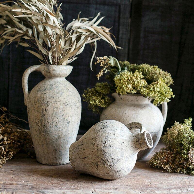 Remie Handmade Cement Table Vase