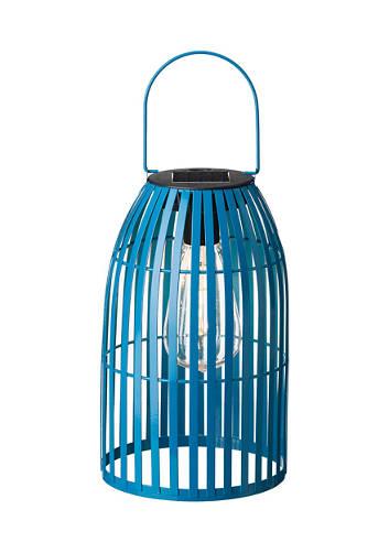 Metal Woven Solar Powered Outdoor Hanging Lantern