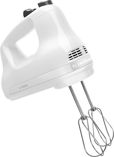 KitchenAid - KHM512WH 5-Speed Hand Mixer - White