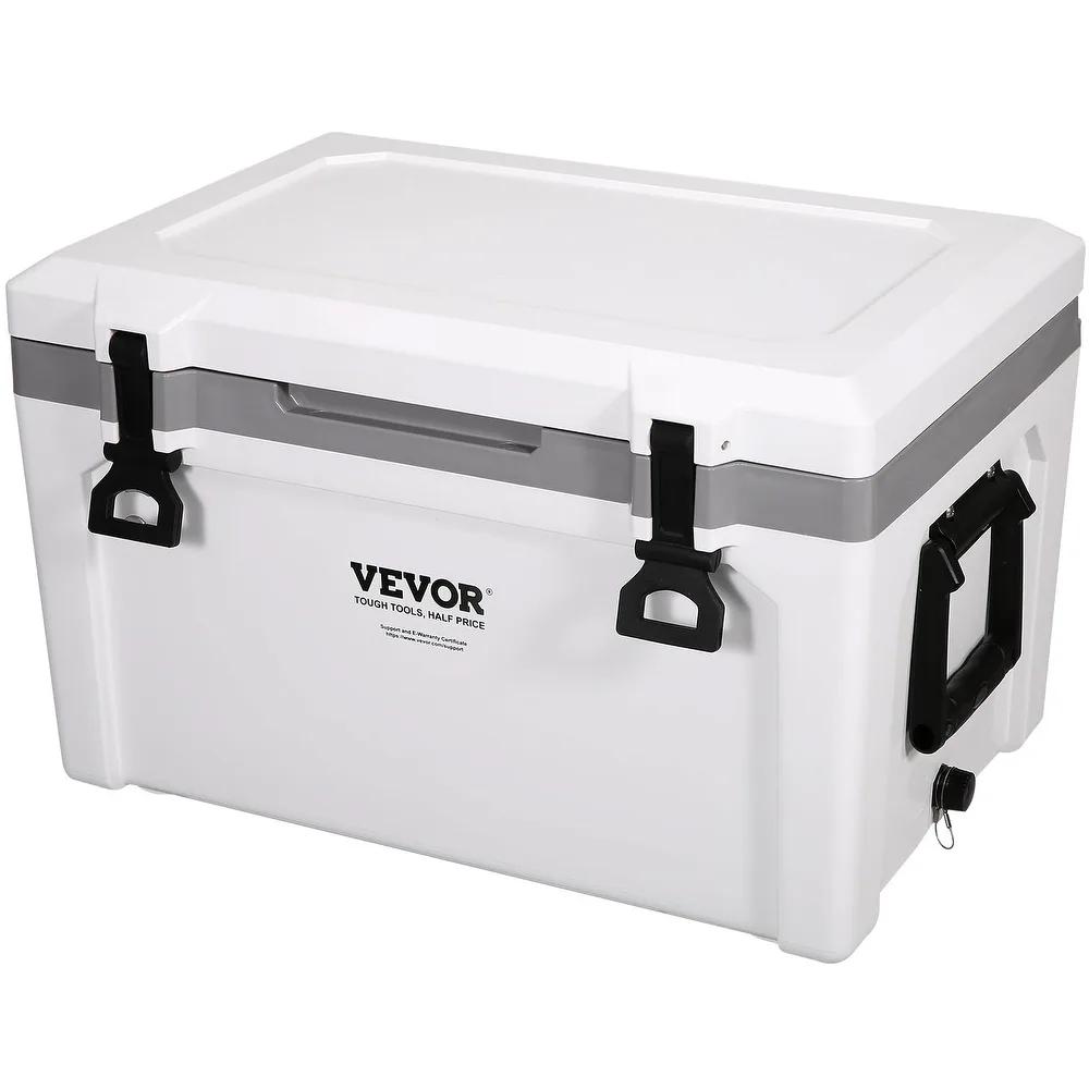 Insulated Portable CoolerIce Chest Lunch Box for Camping, Beach, Picnic, Travel, Outdoor, Keeps Ice - 52 qt