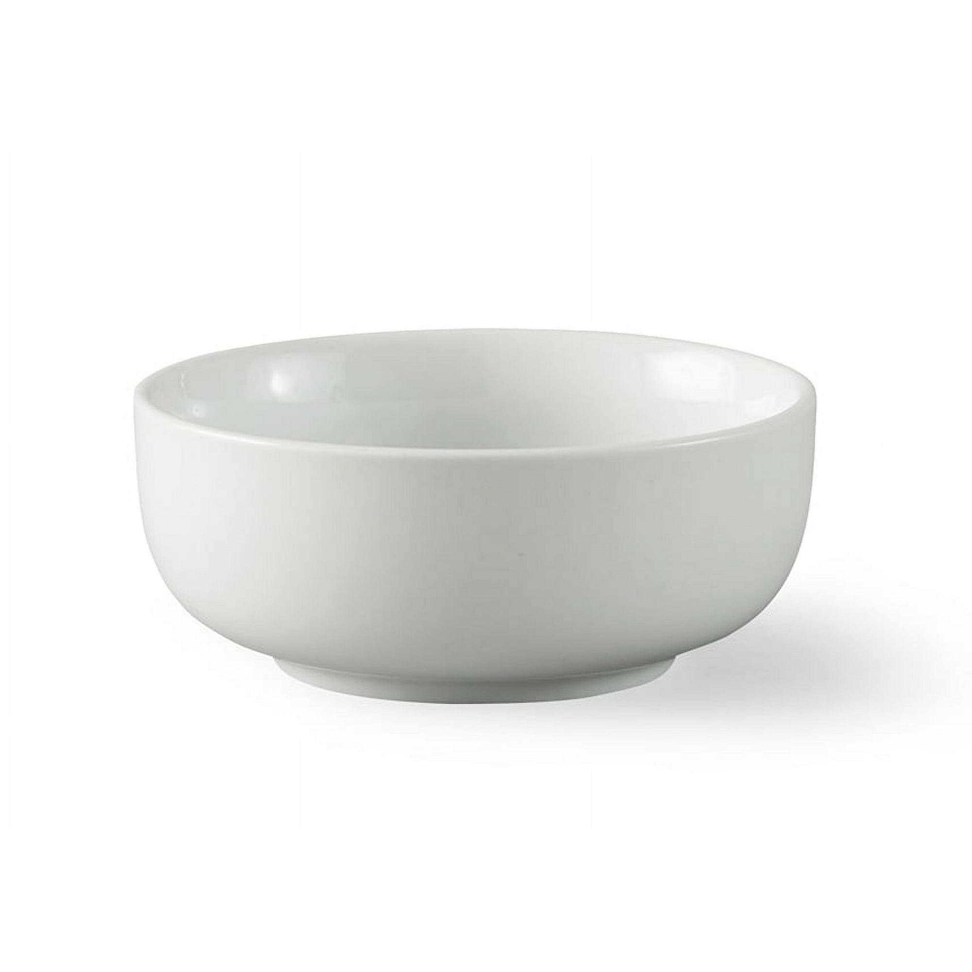 Better Homes & Gardens White Porcelain Round Dipped Bowl