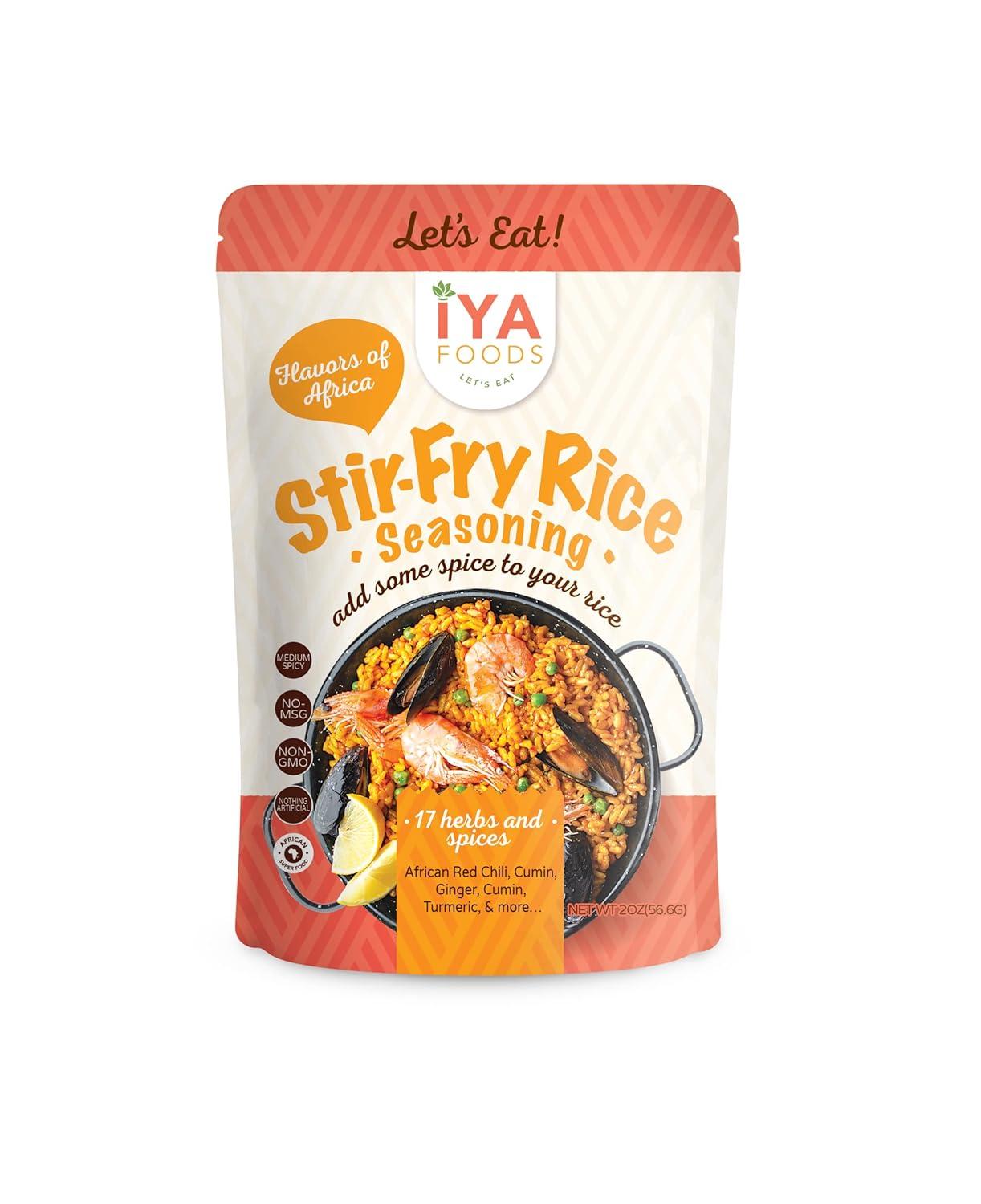 Iya Foods Spicy Fried Rice Seasoning 2 oz No Preservatives