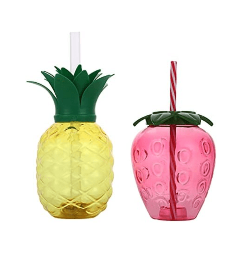Strawberry Water Bottles, Pineapple Water Cup
