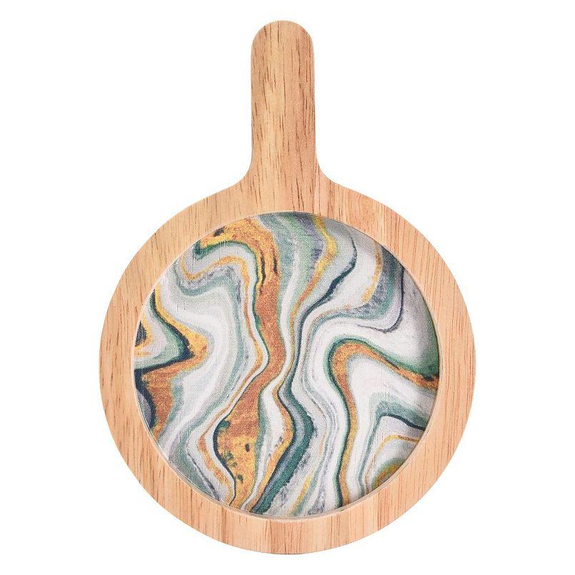 Wooden Cheese Platter Serving Dish Board For Snacks And Dinnerware