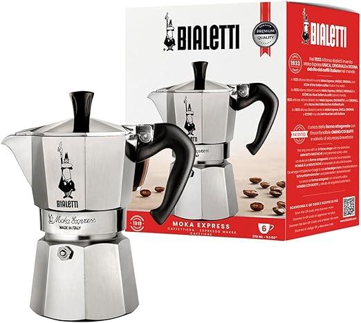 Bialetti Moka Express 6 Cup, 1 EA, silver