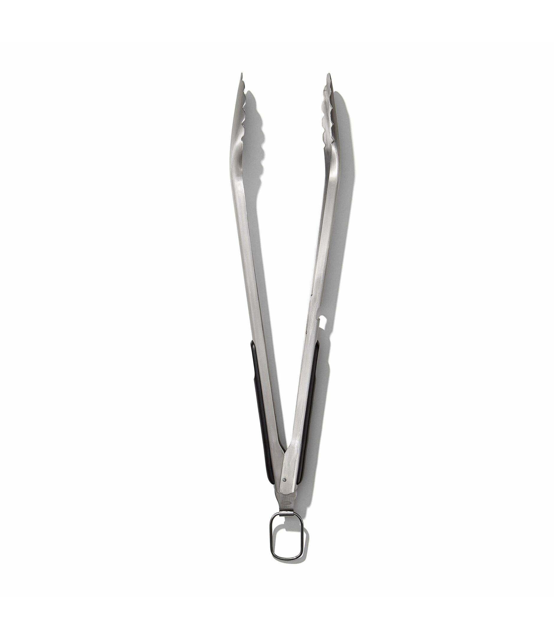 Grilling Tongs with Built-In Bottle Opener