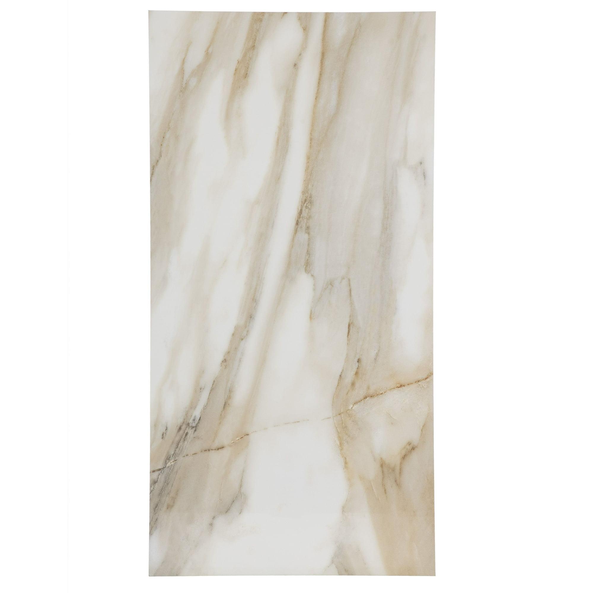 The Tile Project 24x48 Calacatta Gold Polished Porcelain Tile (15.5 Sq. ft./2 Pieces per Box)